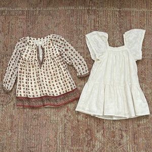 2 boho Zara kids dresses